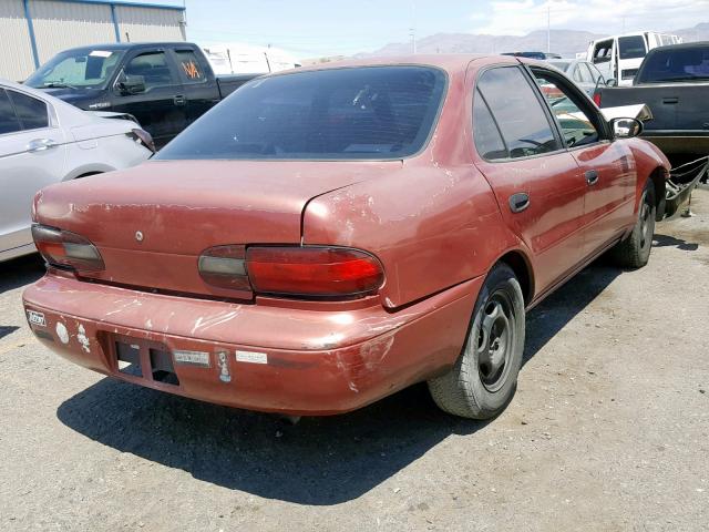 1Y1SK5269VZ402003 - 1997 GEO PRIZM BASE BURGUNDY photo 4
