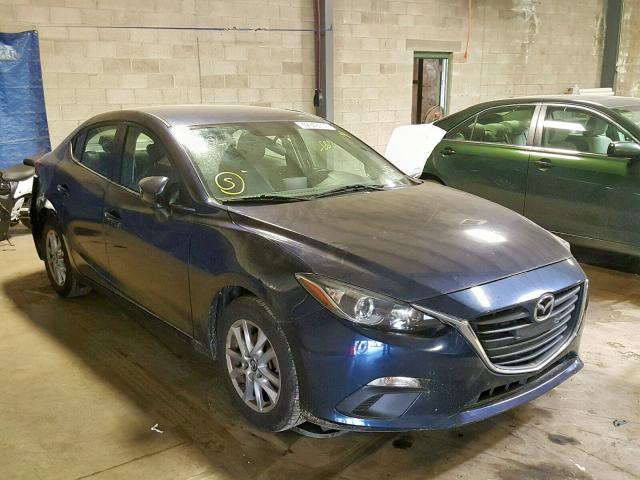 JM1BM1V79E1114900 - 2014 MAZDA 3 TOURING BLUE photo 1