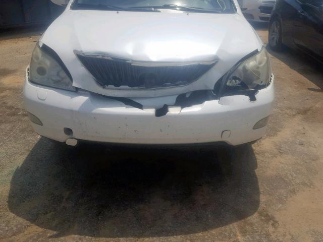 JTJGK31U170003959 - 2007 LEXUS RX 350 WHITE photo 9