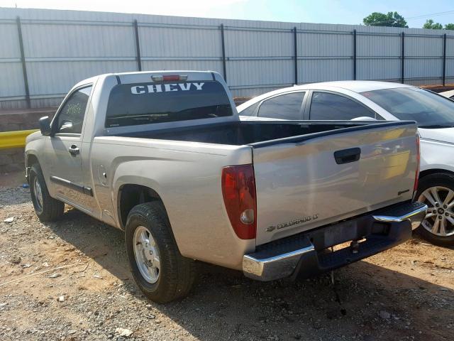 1GCCS34E788198135 - 2008 CHEVROLET COLORADO L GOLD photo 3