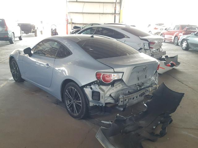 JF1ZNAA17D2731319 - 2013 TOYOTA SCION FR-S SILVER photo 3