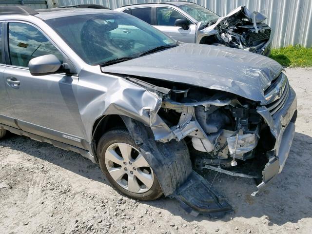 4S4BRDKC3B2356037 - 2011 SUBARU OUTBACK 3. GRAY photo 9