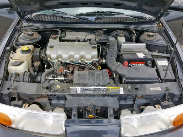 1G8ZH52811Z315946 - 2001 SATURN SL1 GRAY photo 7