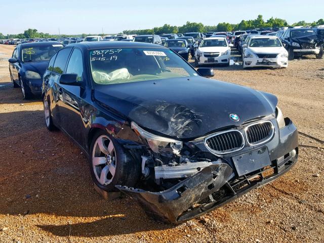 WBANE53516CK85341 - 2006 BMW 525 I BLACK photo 1