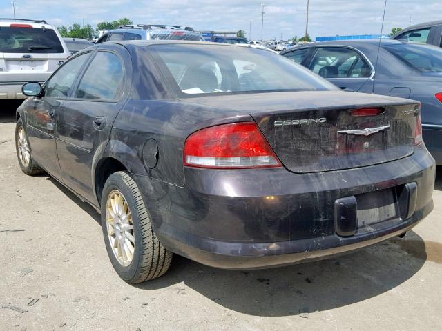 1C3EL56R74N228221 - 2004 CHRYSLER SEBRING LX MAROON photo 3