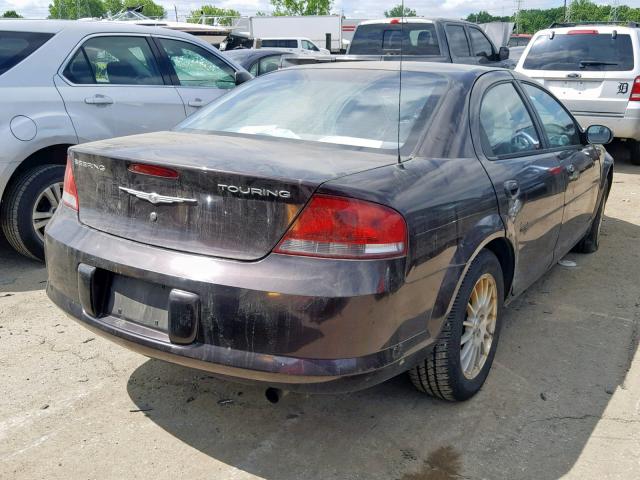 1C3EL56R74N228221 - 2004 CHRYSLER SEBRING LX MAROON photo 4