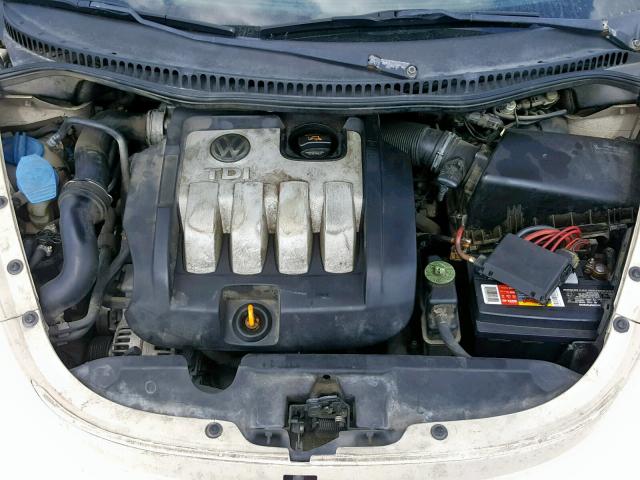 3VWPR31C46M409054 - 2006 VOLKSWAGEN NEW BEETLE ბეჟი ფოტო 7