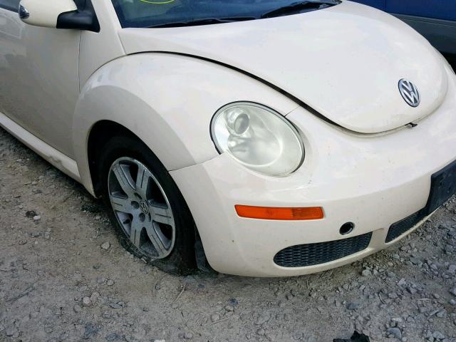 3VWPR31C46M409054 - 2006 VOLKSWAGEN NEW BEETLE ბეჟი ფოტო 9