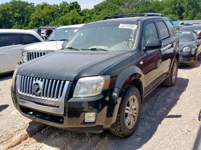 4M2CU87148KJ38035 - 2008 MERCURY MARINER PR BLACK photo 2