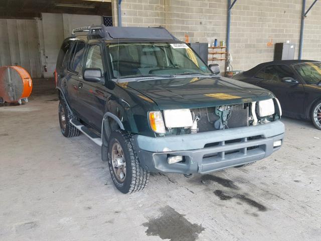 5N1ED28T51C590986 - 2001 NISSAN XTERRA XE GREEN photo 1