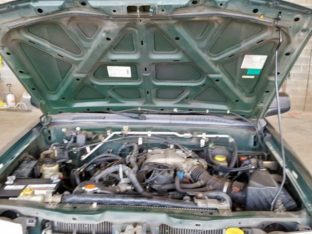 5N1ED28T51C590986 - 2001 NISSAN XTERRA XE GREEN photo 7