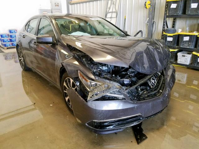 19UUB1F55HA010454 - 2017 ACURA TLX TECH GRAY photo 1