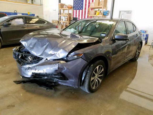 19UUB1F55HA010454 - 2017 ACURA TLX TECH GRAY photo 2
