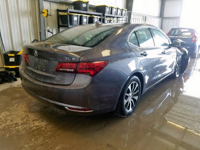 19UUB1F55HA010454 - 2017 ACURA TLX TECH GRAY photo 4