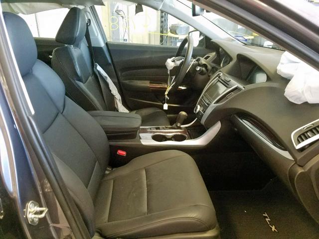 19UUB1F55HA010454 - 2017 ACURA TLX TECH GRAY photo 5