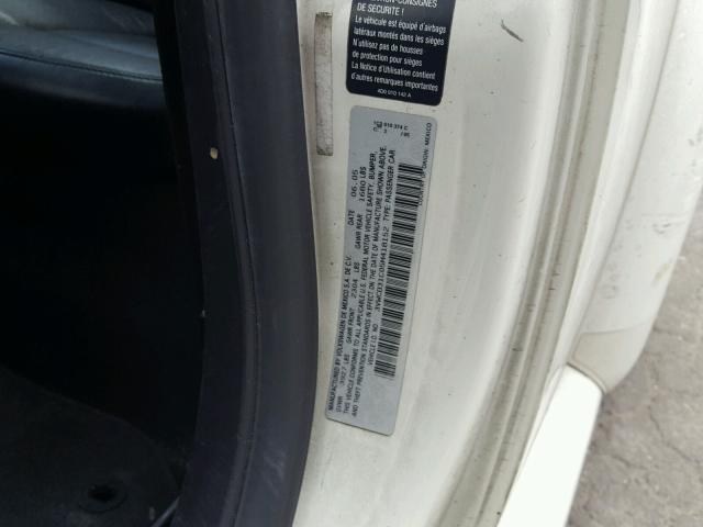 3VWCD31C05M418152 - 2005 VOLKSWAGEN NEW BEETLE Ağ foto 10