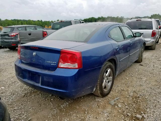 2B3CA3CV2AH117869 - 2010 DODGE CHARGER SX BLUE photo 4