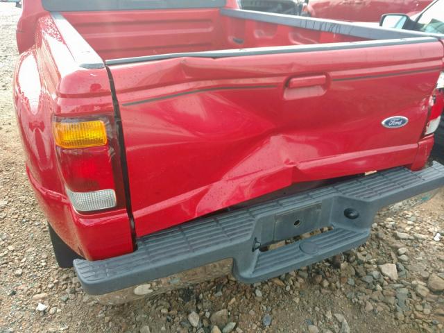 1FTYR10C3WPA04150 - 1998 FORD RANGER RED photo 9