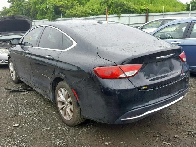 1C3CCCCB6FN593768 - 2015 CHRYSLER 200 C BLACK photo 3