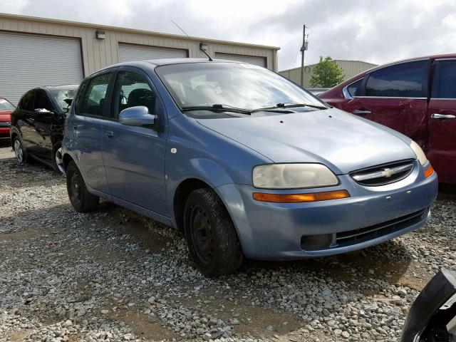 KL1TD66627B760646 - 2007 CHEVROLET AVEO BASE ლურჯი ფოტო 1
