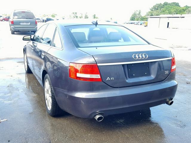 WAUDG74F85N086900 - 2005 AUDI A6 3.2 QUA BLUE photo 3