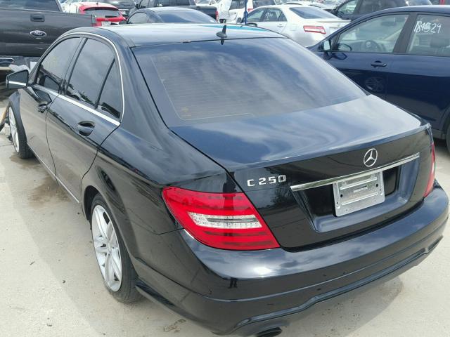 WDDGF4HB1EA933987 - 2014 MERCEDES-BENZ C 250 BLACK photo 3