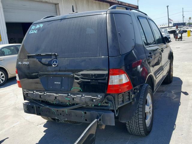 4JGAB57E93A452004 - 2003 MERCEDES-BENZ ML 350 BLACK photo 4