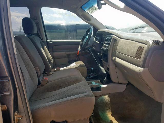 3D7KU28CX4G241191 - 2004 DODGE RAM 2500 S GRAY photo 5