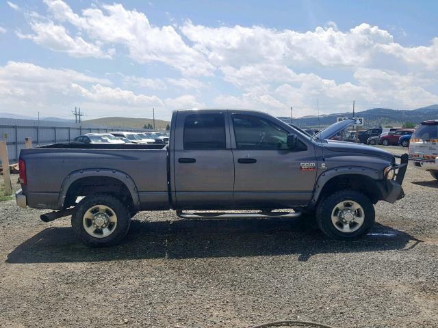 3D7KU28CX4G241191 - 2004 DODGE RAM 2500 S GRAY photo 9