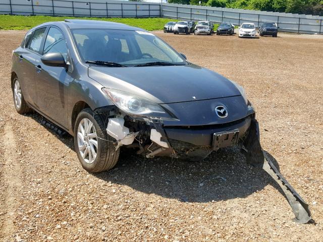 JM1BL1M75C1579854 - 2012 MAZDA 3 I GRAY photo 1