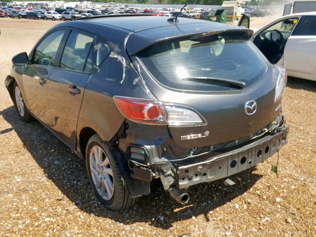 JM1BL1M75C1579854 - 2012 MAZDA 3 I GRAY photo 3