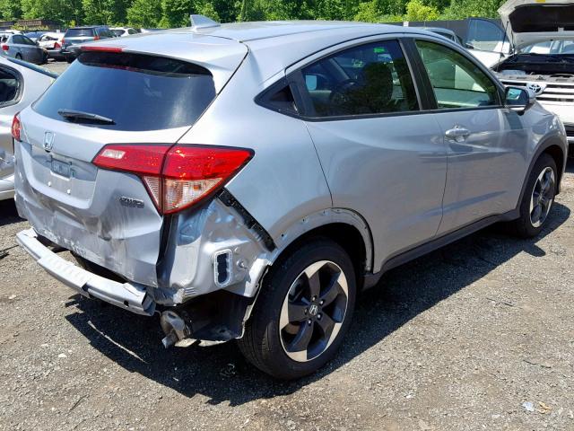 3CZRU6H56JM727151 - 2018 HONDA HR-V EX SILVER photo 4