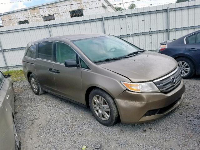 5FNRL5H27DB076159 - 2013 HONDA ODYSSEY LX GOLD photo 1