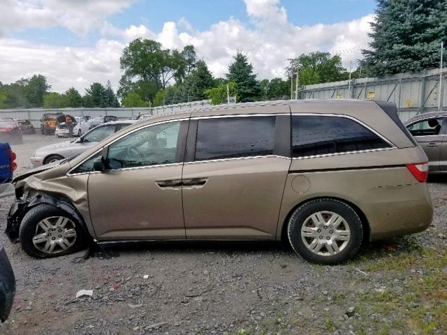 5FNRL5H27DB076159 - 2013 HONDA ODYSSEY LX GOLD photo 3