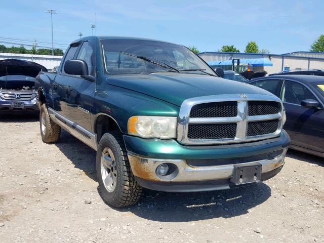 1D7HU18N13S183257 - 2003 DODGE RAM 1500 S GREEN photo 1