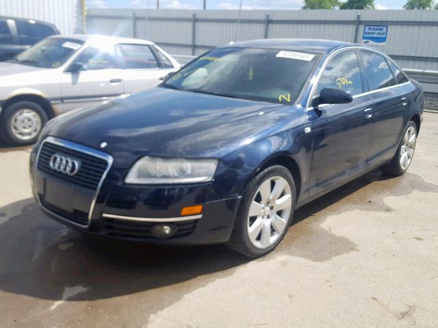 WAUAH74F26N155226 - 2006 AUDI A6 3.2 BLUE photo 2