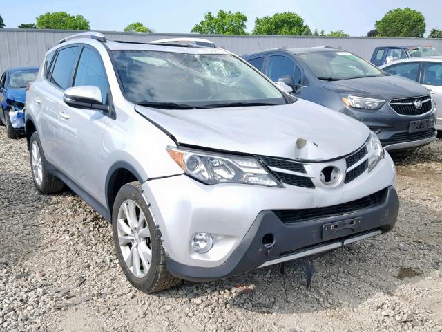 2T3DFREVXFW374788 - 2015 TOYOTA RAV4 LIMIT SILVER photo 1