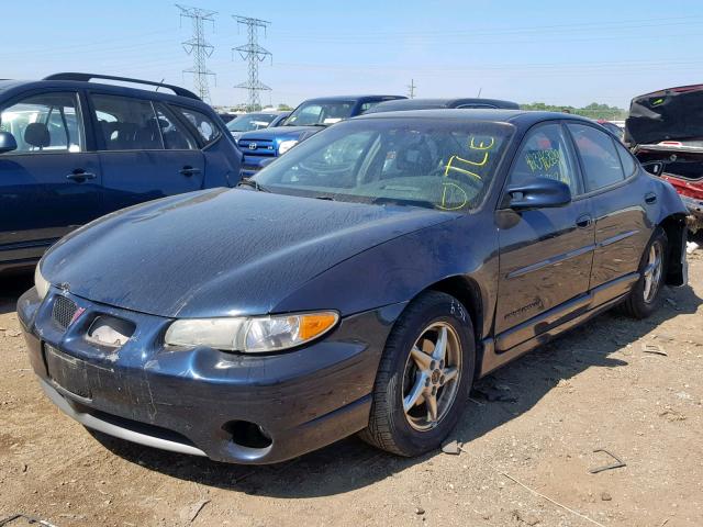 1G2WP52K93F140992 - 2003 PONTIAC GRAND PRIX BLACK photo 2