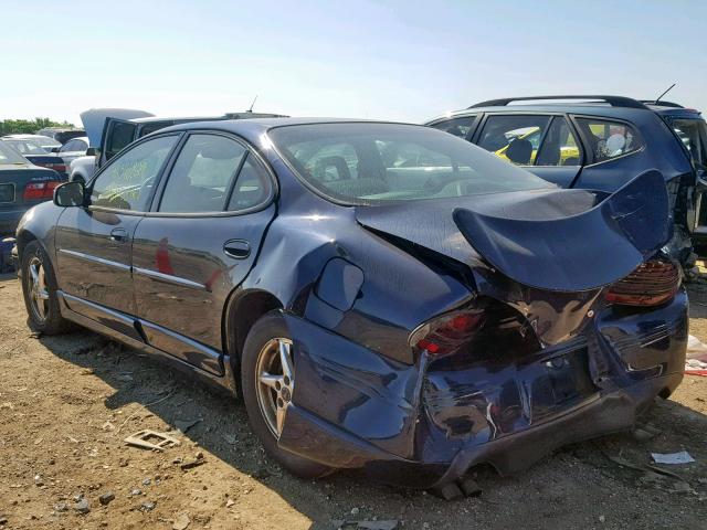 1G2WP52K93F140992 - 2003 PONTIAC GRAND PRIX BLACK photo 3