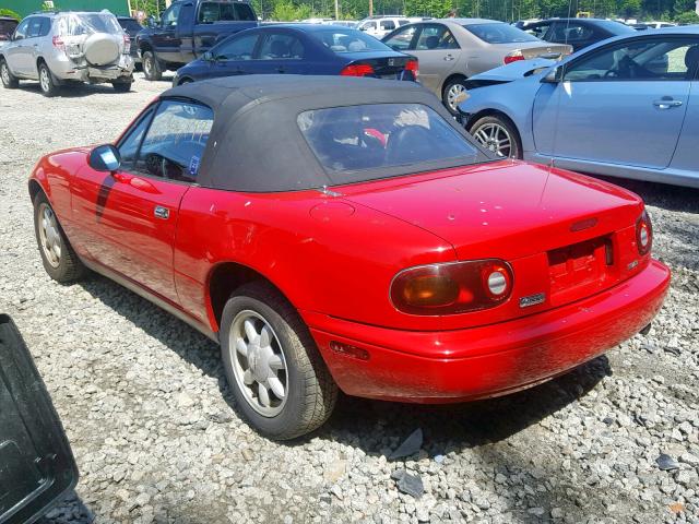 JM1NA3517L0147040 - 1990 MAZDA MX-5 MIATA RED photo 3