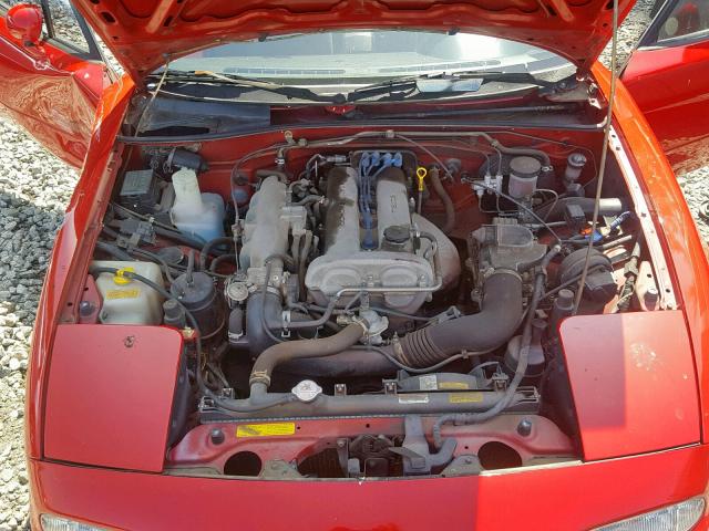 JM1NA3517L0147040 - 1990 MAZDA MX-5 MIATA RED photo 7