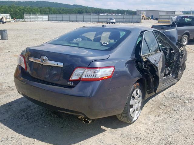 4T1BB3EK1BU142167 - 2011 TOYOTA CAMRY HYBR CHARCOAL photo 4