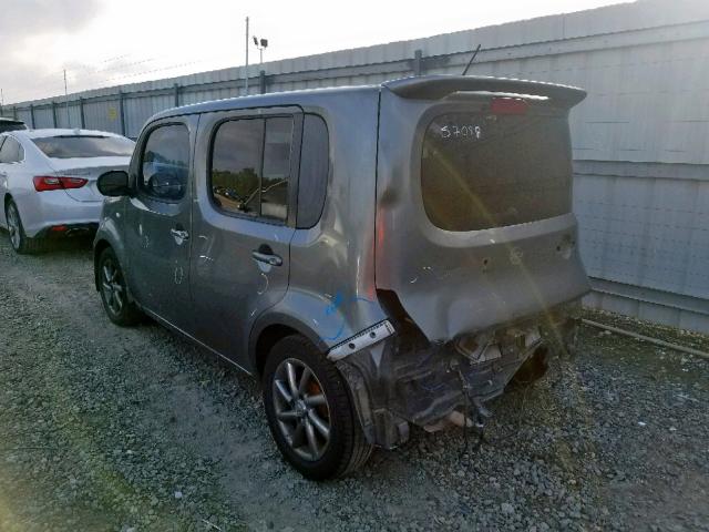 JN8AZ2KR4BT205716 - 2011 NISSAN CUBE BASE GRAY photo 3