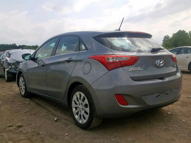 KMHD35LH1GU326315 - 2016 HYUNDAI ELANTRA GT GRAY photo 3