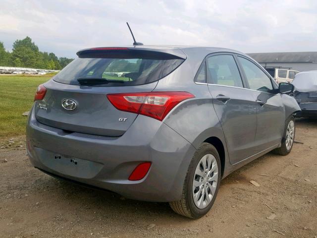 KMHD35LH1GU326315 - 2016 HYUNDAI ELANTRA GT GRAY photo 4