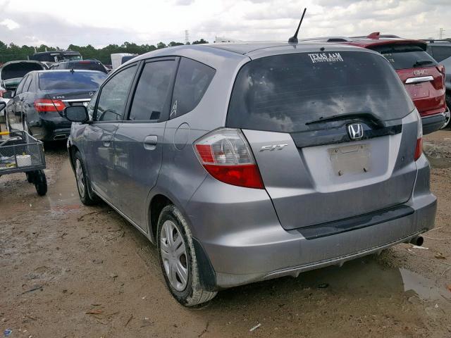 JHMGE8G28AC010232 - 2010 HONDA FIT GRAY photo 3