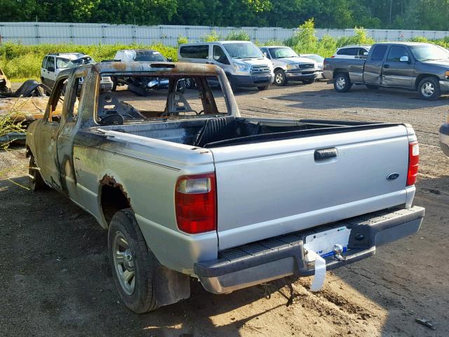 1FTYR14U02PB07670 - 2002 FORD RANGER SUP GRAY photo 3