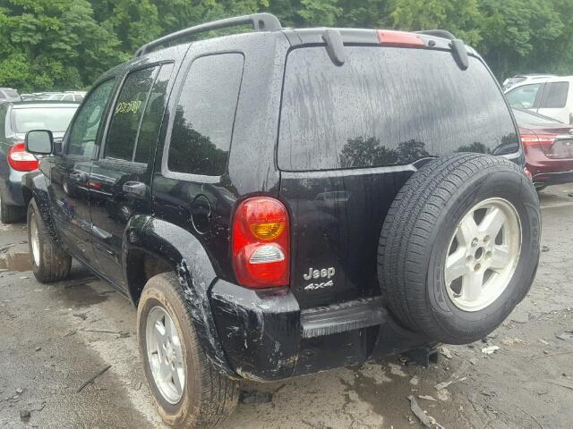 1J4GL58K83W662333 - 2003 JEEP LIBERTY LI BLACK photo 3