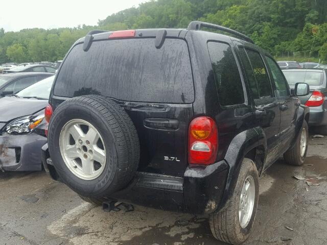 1J4GL58K83W662333 - 2003 JEEP LIBERTY LI BLACK photo 4