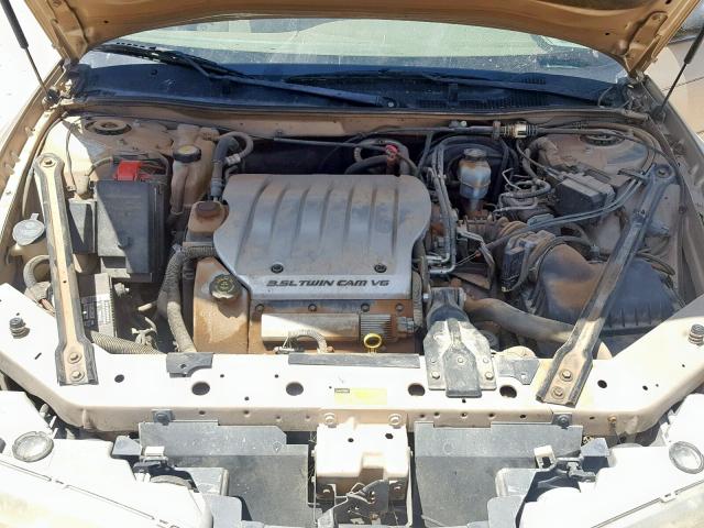 1G3WH52H01F197818 - 2001 OLDSMOBILE INTRIGUE G GOLD photo 7